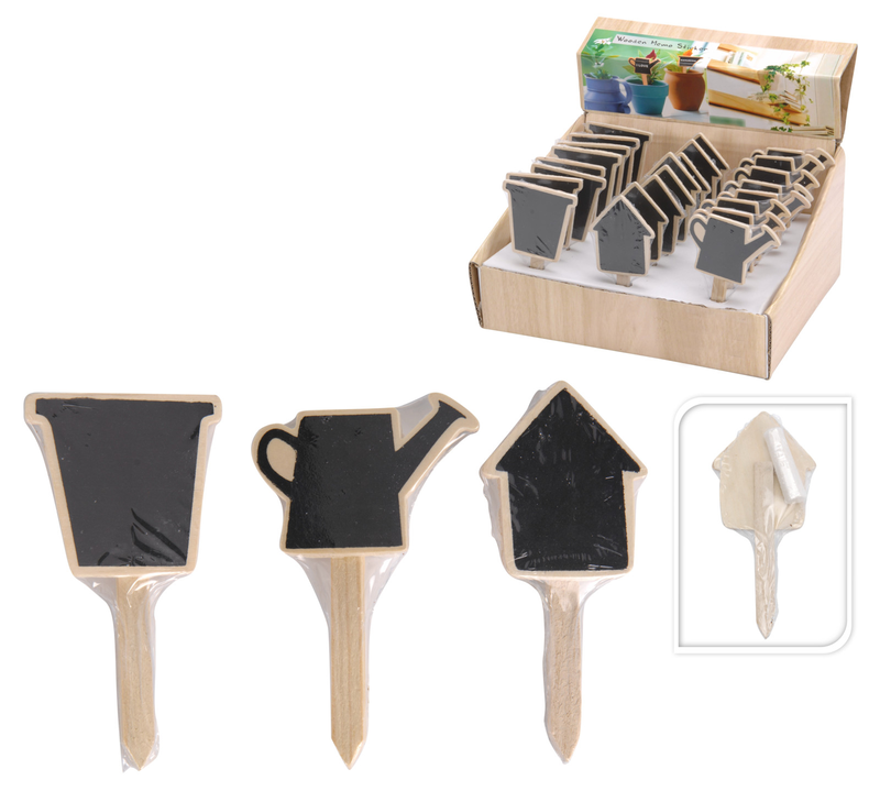 Product image: Plant label b/board 11cm 3 assorted designs, , medium-null