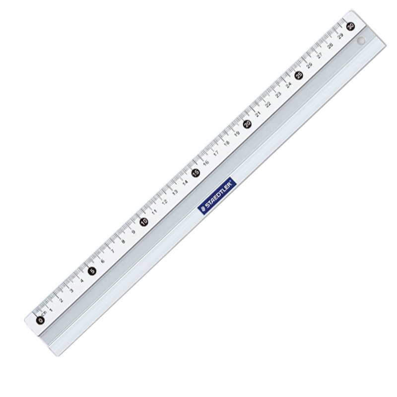 Ruler metal 30cm-null