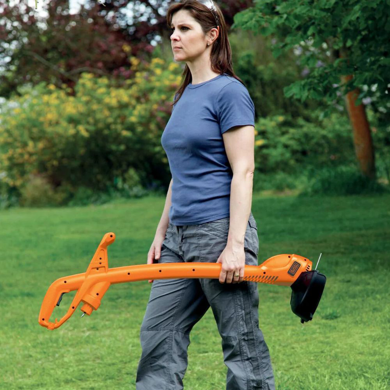 Black & decker ηλεκτρικό χλοοκοπτικό 350w με εύρος κοπής 25 cm, , medium-null