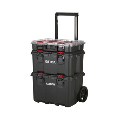 Keter σύστημα pack ‘n’ stack με καρότσι, εργαλειοθήκη και οργανωτή, , medium