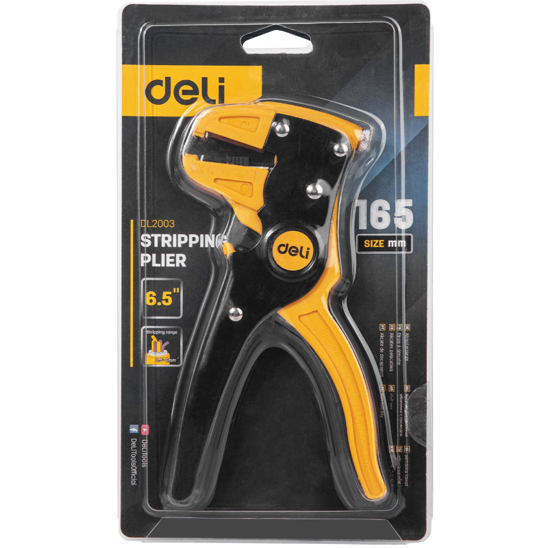 Deli tools automatic wire stripper 165mm, , medium-null