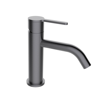 Nexus brushed gunmetal single lever basin mixer, , medium