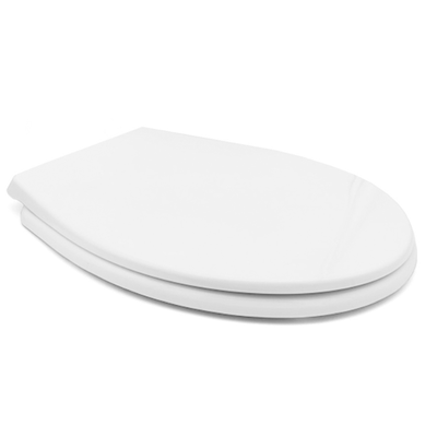 Toilet seat with soft closure white, , medium