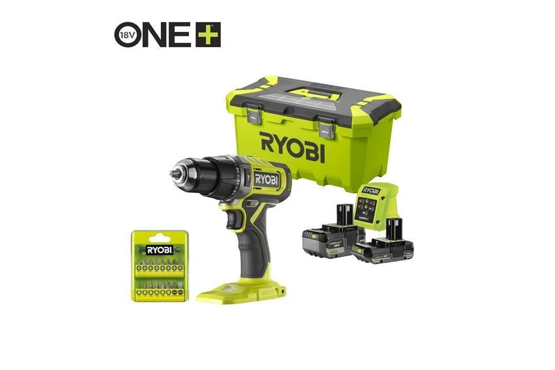 Rpd18-252ta17 - hammer drill driver set 18v one+  (173064) image number null