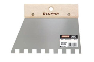Scraper notched square (a11342), , medium