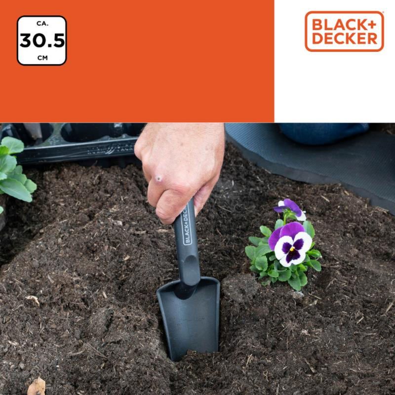 Black & decker garden trowel 30.5x8.4x3.6cm, , medium-null