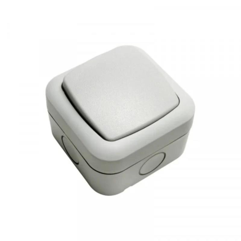 Timeguard outdoor single gang weatherproof ip55 10a - grey, , medium-null