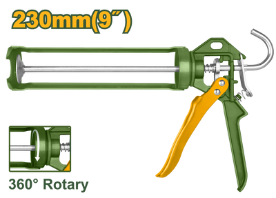Caulking gun rotary function 230mm jadever, , medium