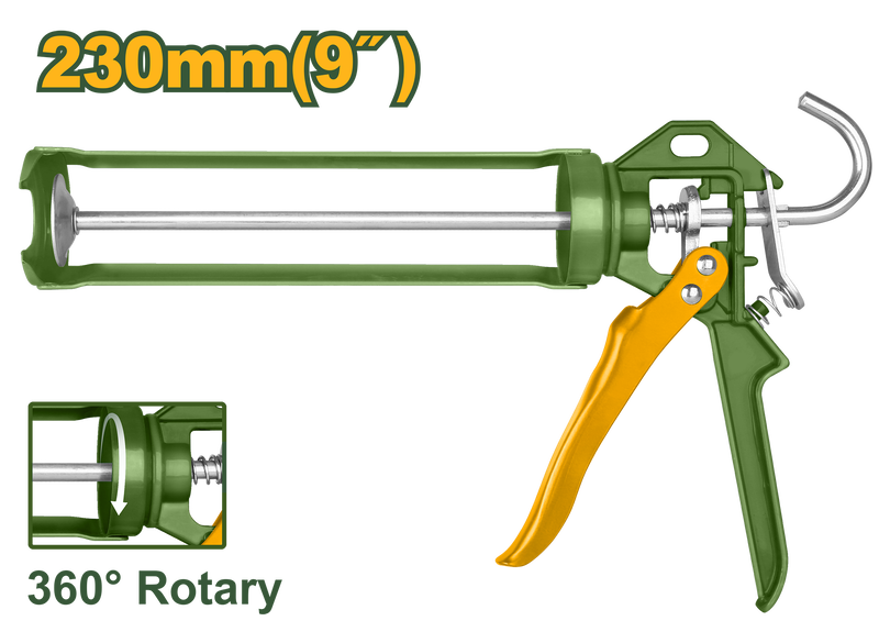 Caulking gun rotary function 230mm jadever, , medium-null