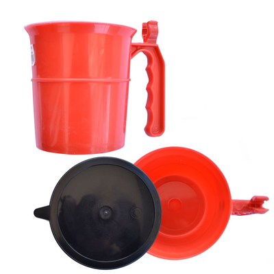 Brushco πλαστικος κουβας κοκκινος 700ml, , medium