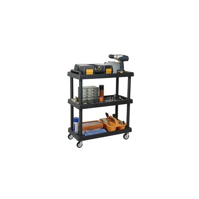 Artplast trolley with 3 tier 750x375x920mm black