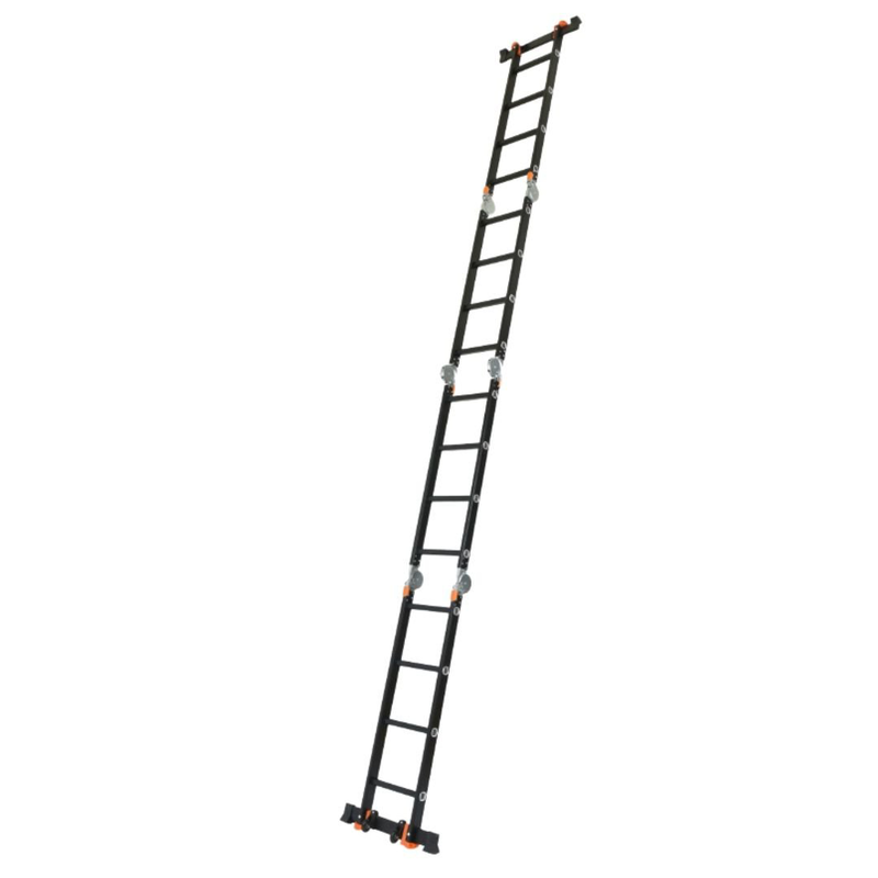 Product image: Palbest πολυμορφική σκάλα αλουμινίου 4x3 με ενισχυμένες κλειδώσεις, φαρδιά σκαλοπάτια & μέγιστη αντοχή 150kg, , medium-null