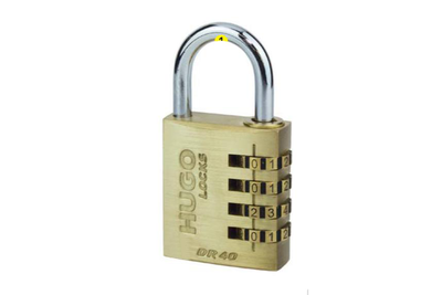 Brass padlock with combination (a7711), , medium