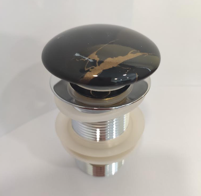 Black marble pop-up for basin, , medium