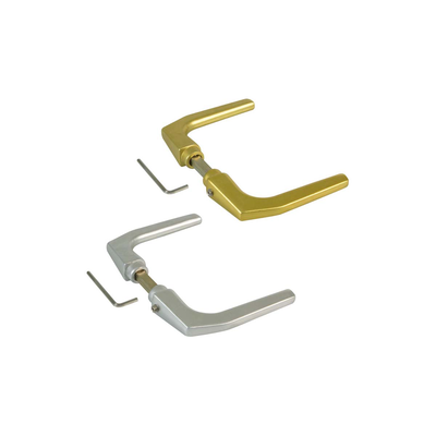 Aluminum door hand model 2114 silver