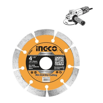 Ingco &delta;ί&sigma;&kappa;&omicron;&sigmaf; &kappa;&omicron;&pi;ή&sigmaf; &delta;&omicron;&mu;&iota;&kappa;ώ&nu; &upsilon;&lambda;&iota;&kappa;ώ&nu; dmd011152m 115 4.5x22.2mm 7.5mm, , medium