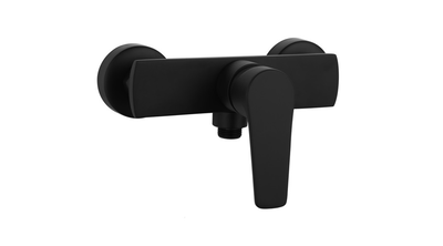 Sprint single lever shower mixer black matt