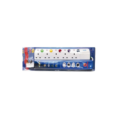 Astra power supply 3 sockets with switches 5m