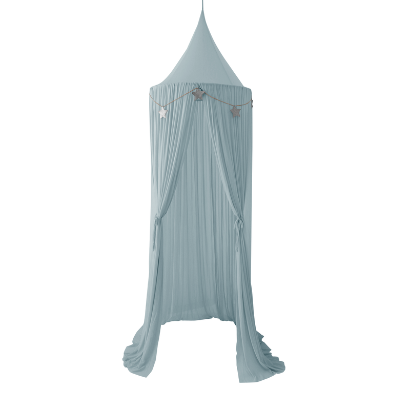 Spinkie sheer canopy in minty blue + 1 star garland, , medium-null