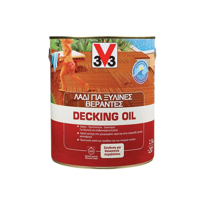 V33 decking oil 5l -  clear image number null