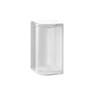 Glassbrick corner 19/8 arctic ve