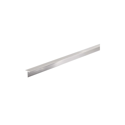 Profile "t" shape aluminum 1000x15x15x1,5mm chrome, , medium