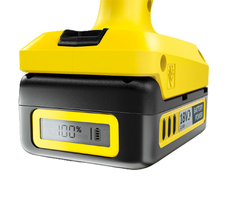 Karcher battery high pressure cleaner kam-khb4-18, 18v/2.5ah, 21bar, , medium image number null