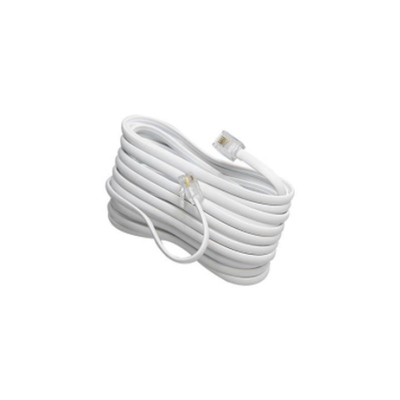 Extension telephone cord 3m 6p4c black