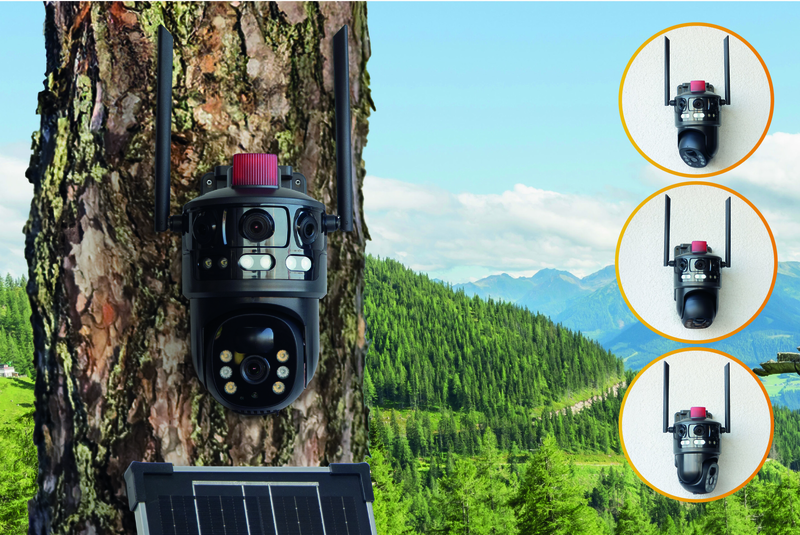 Technaxx 4G dual camera outdoor tx-329 with solar panel, , medium-null