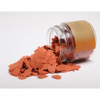 Pentart flakes colors/candle orange 20gr, Orange, medium