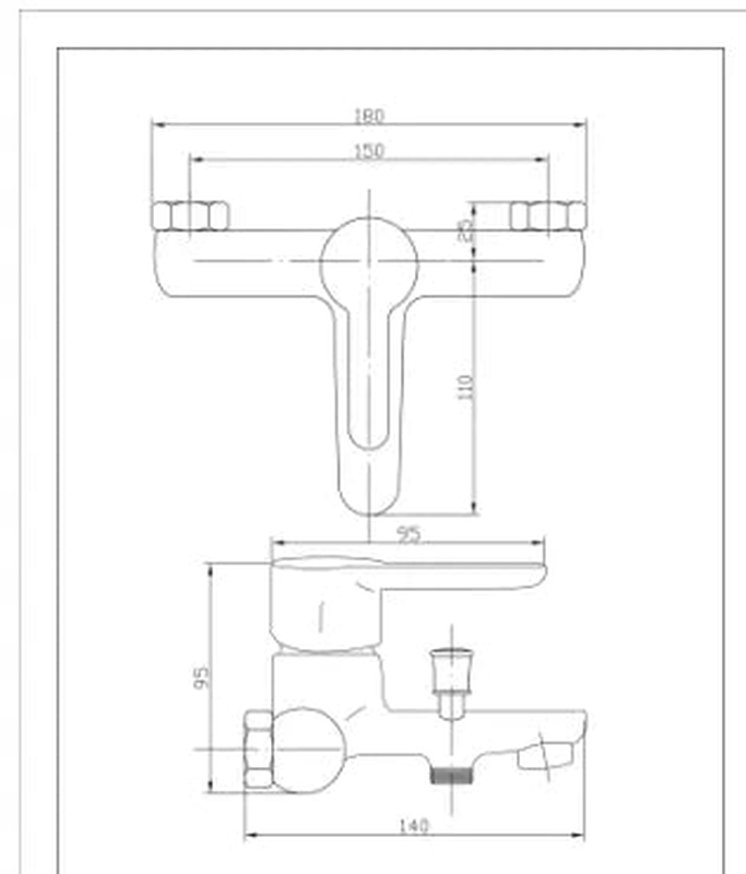 Amanzi bath mixer, , medium-null