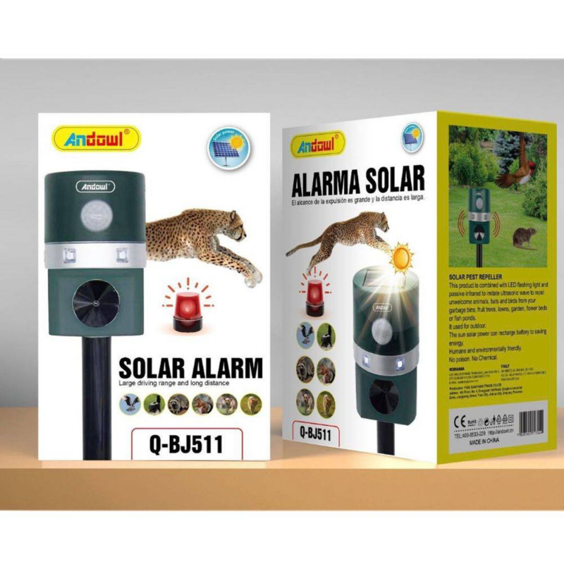 Ηλιακή συσκευή υπερήχων για απώθηση ζώων solar alarm andowl q-bj511, , medium image number null
