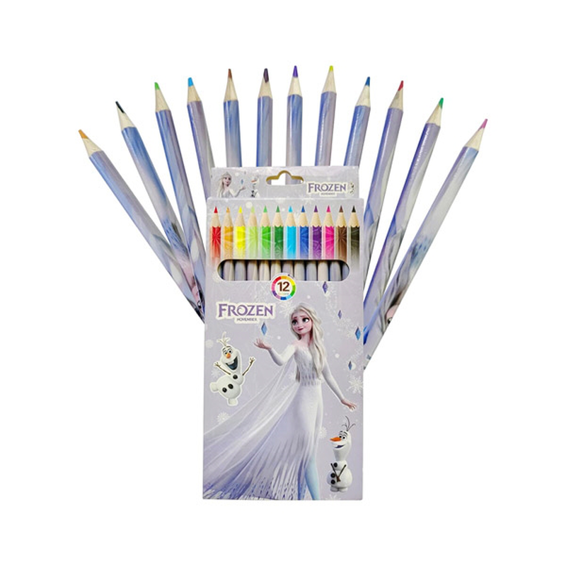 Product image: Χρωματιστά μολύβια frozen – 12 χρώματα, , medium-null