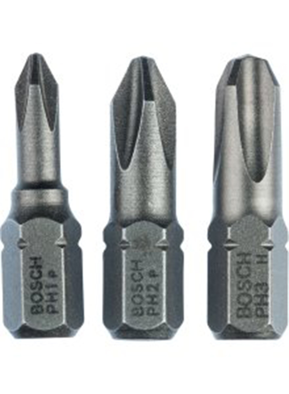 Product image: Bosch extra hart (ph) screwdriver bit set hard 3pc, , medium-null