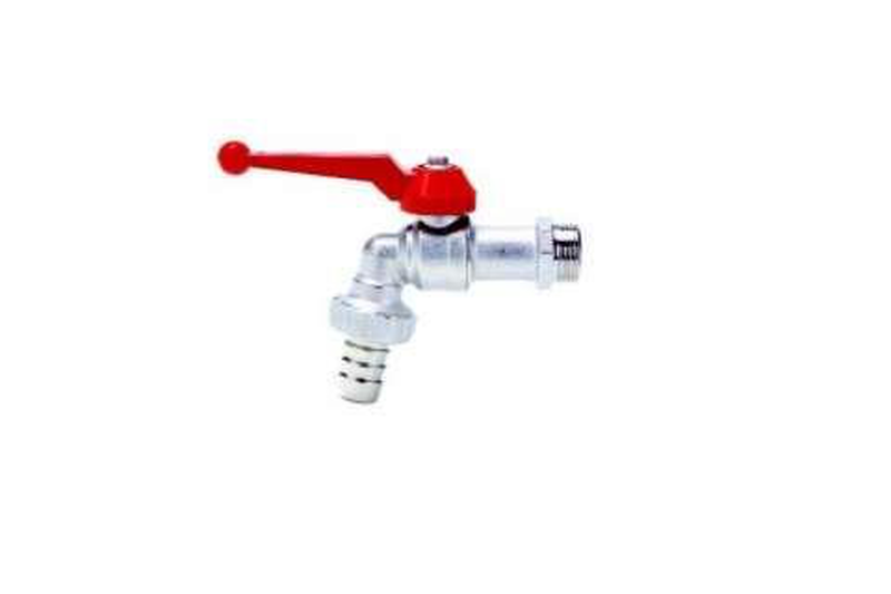 Stainless steel ball tap with brass ball (127836) image number null