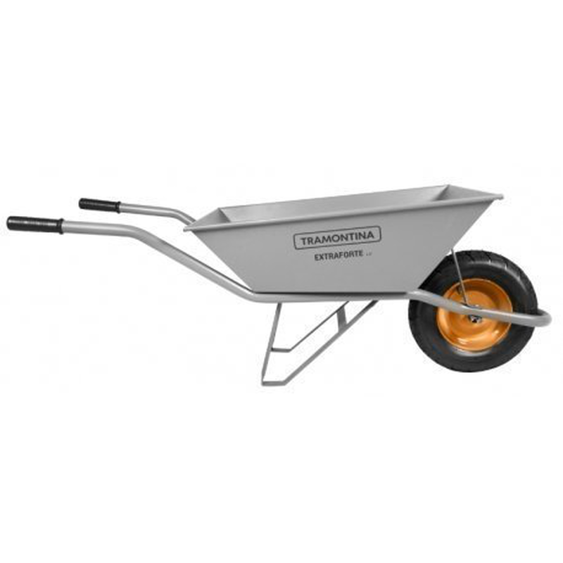 Product image: Tramontina καρότσι με ενισχυμένο μεταλλικό κάδο & χερούλια wheelbarrow extra forte 65l, , medium-null