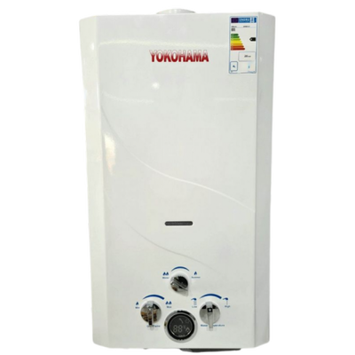 Instant multypoint gas water heater yokohama 12lt yokohama - boiler gas 12lt battery spark, , medium