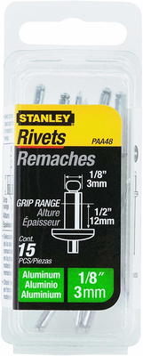 Stanley alumin rivets 5/32x1/8(x15), , medium