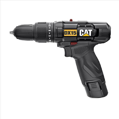 Cat dx15 12v 10mm impact drill 30n.m + 1pc 2.0ah li-ion battery pack + 1pc charger, , medium