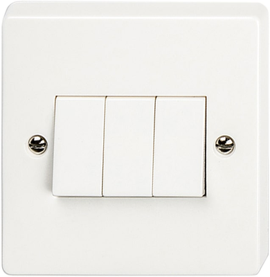 Svg white w1 3gang 2way switch, , medium