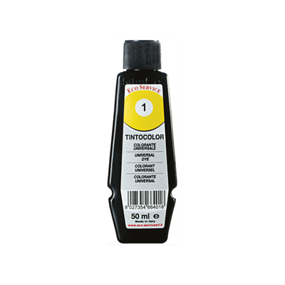Painting for water painting and varnishing tintocolor 50ml col tb 01 yellow, Yellow, medium