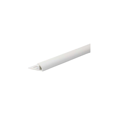 Profile for bathroom wall tiles 1/4 round. Pvc 2500x27x10mm