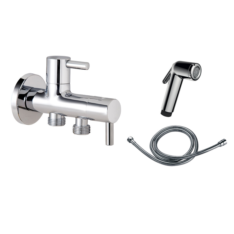 Camel wall mounted shower with output to toilet flush 1 function shattaf, , medium-null