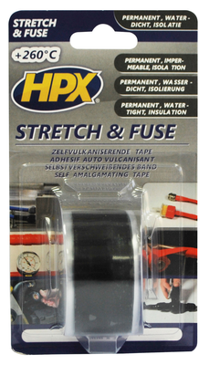 Hpx stretch & fuse black 25mmx3m, , medium