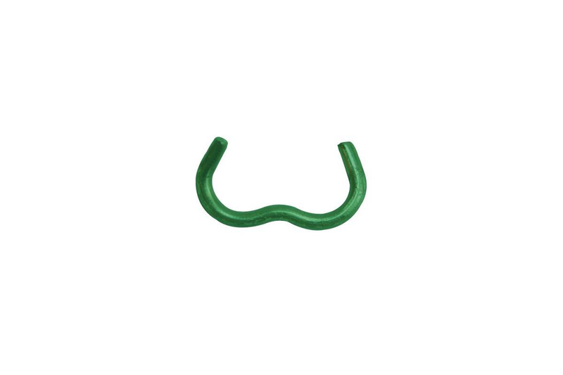 043001 - "omega 20" galvanized green pvc coated staples (127664)-null