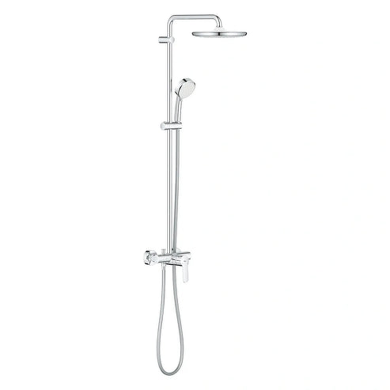 Grohe tempesta cosmopolitan system 250 shower system with single lever mixer for wall mounting, , medium-null