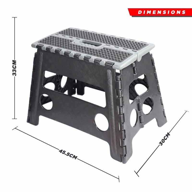 Dekton heavy duty foldable stool 32cm, , medium image number null
