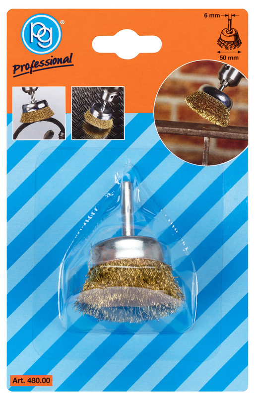 Product image: Pg brass wire cup brush 50mm, , medium-null