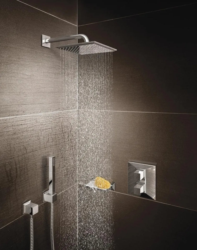 Grohe euphoria cube stick wall holder set 1 spray, , medium-null