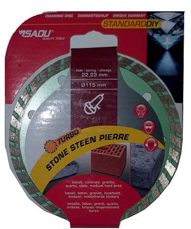 Sadu διαμαντοδισκος 115mm τουβλου, , medium-null